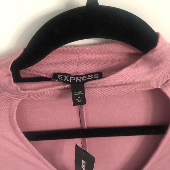 EXPRESS CUT-OUT TRAPEZE CHOKER DRESS - Picture 6 of 6